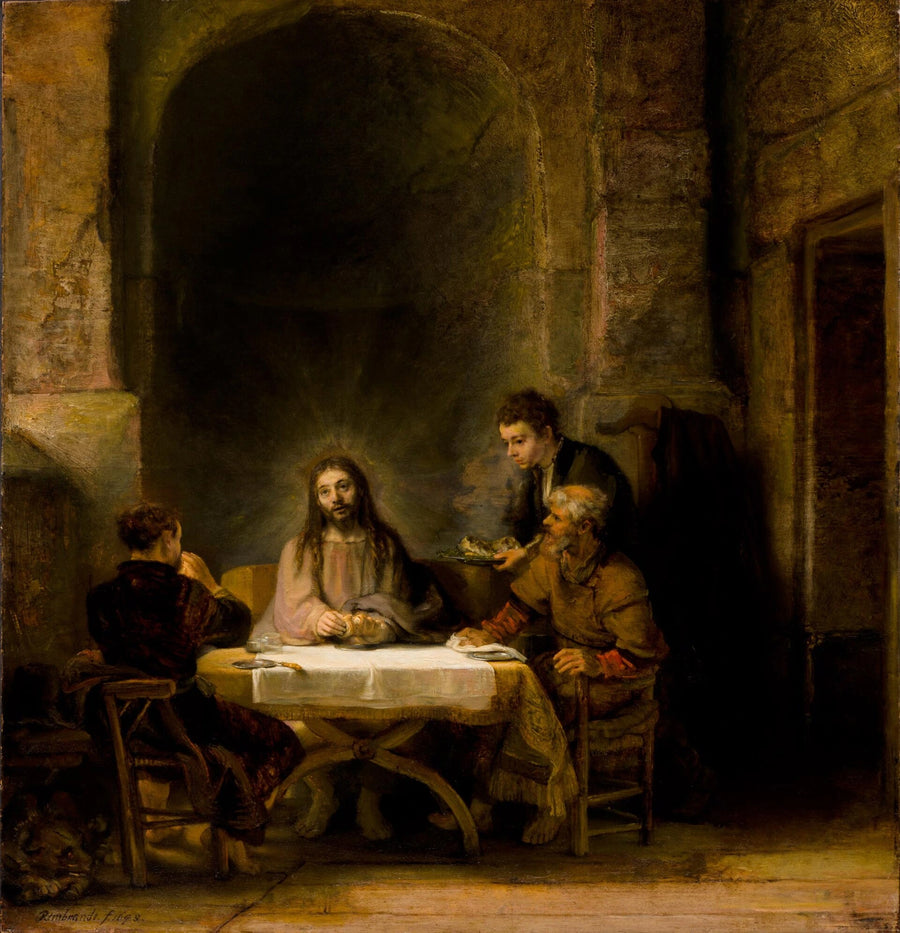 Les Pèlerins d’Emmaüs – Rembrandt