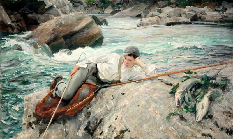 Pendant ses vacances, Norvège - John Singer Sargent