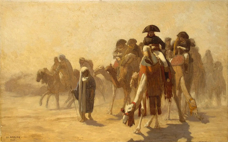 Pendentif Napoléon sa campagne en Égypte - Jean-Léon Gérôme