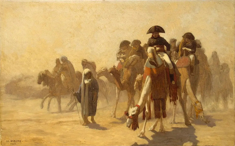 Pendentif Napoléon sa campagne en Égypte - Jean-Léon Gérôme