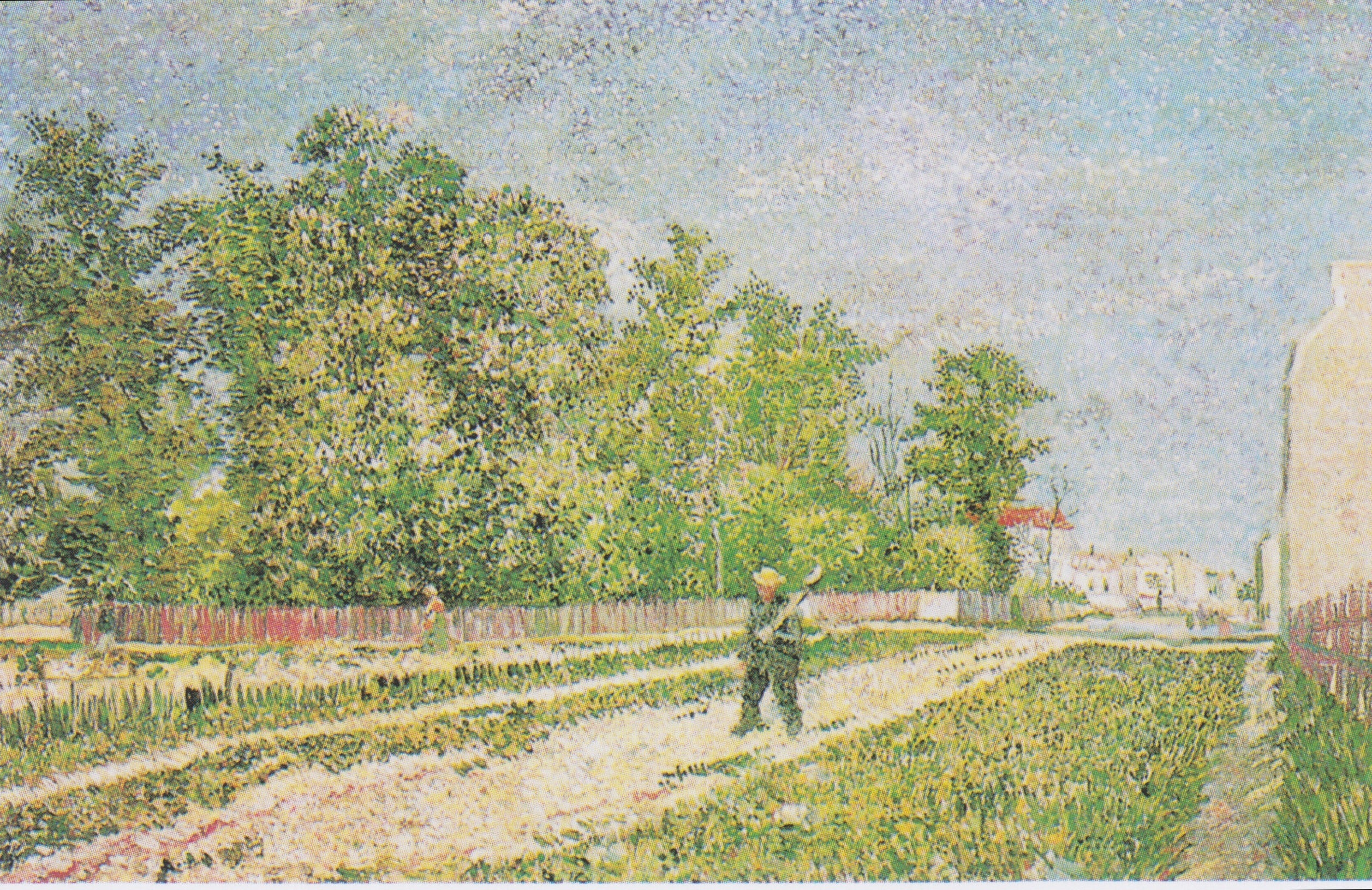 Reproduction du tableau « périphérie de Paris - Vincent van Gogh » par Alpha Reproduction en peinture à l’huile