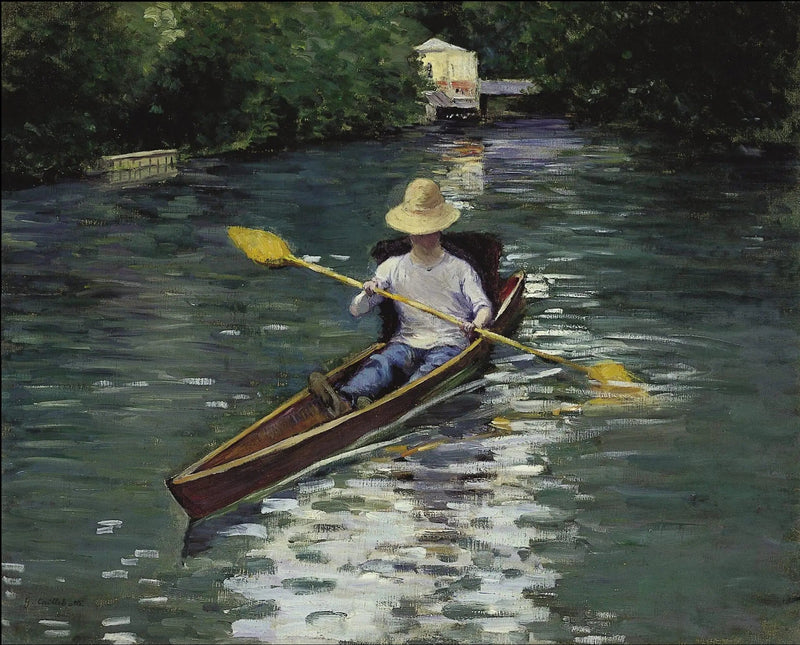 Périssoire sur l'Yerres - Gustave Caillebotte