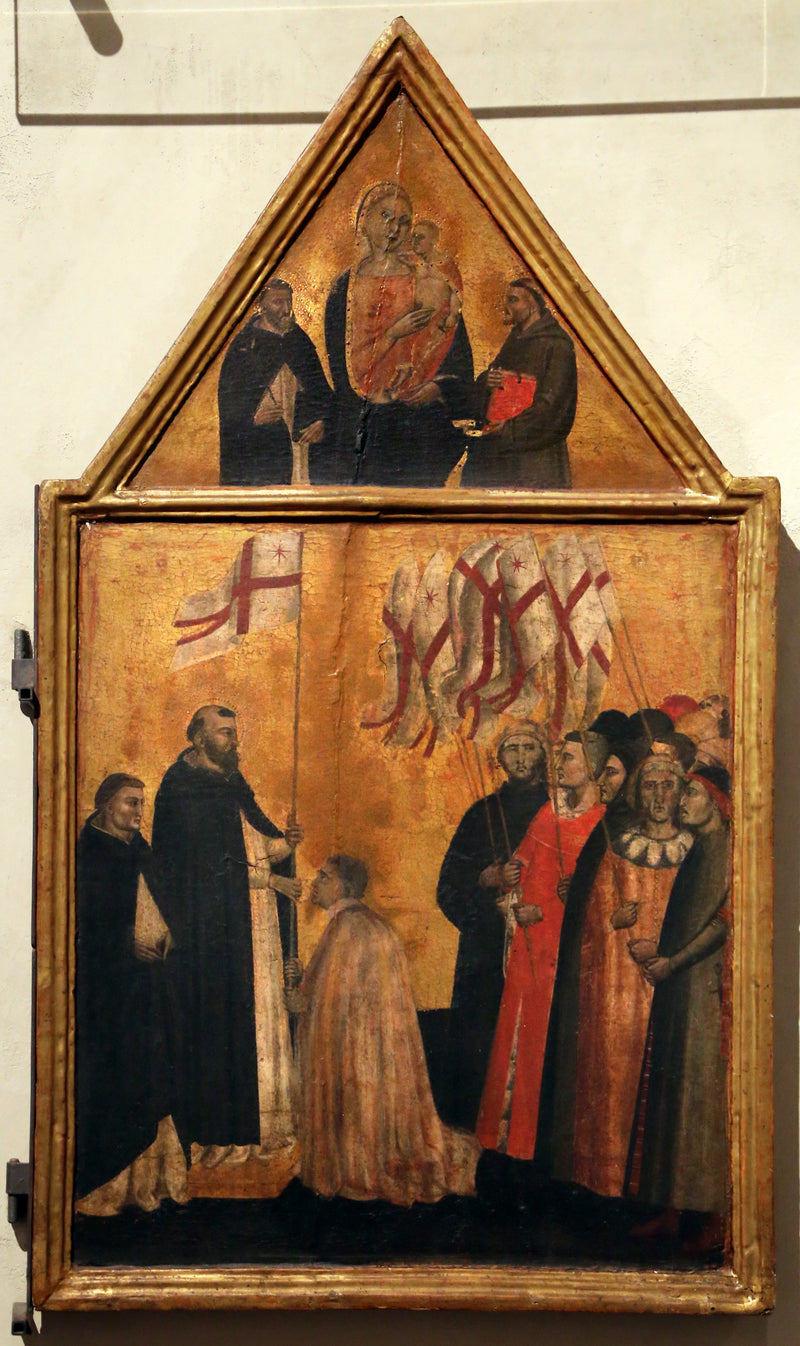 Peter Matyr Gives Standard to Misericordia - Andrea Orcagna