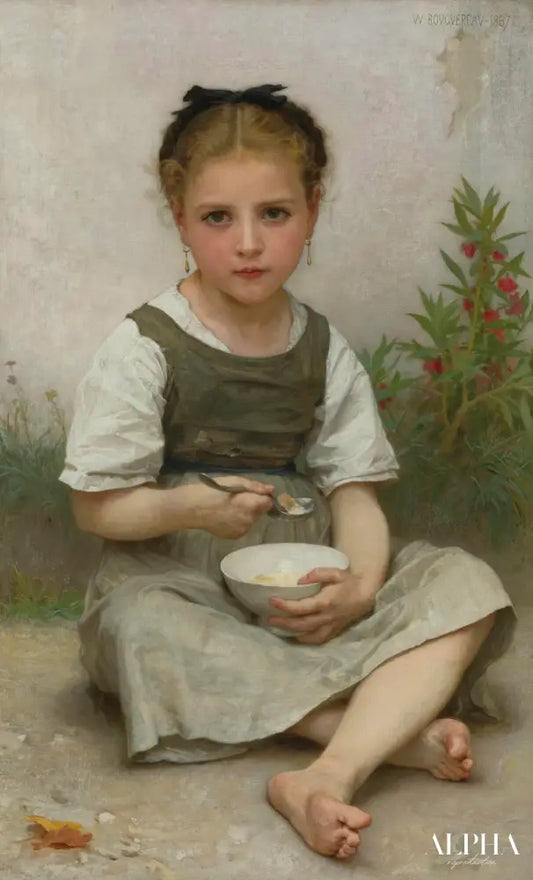 Petit-déjeuner du matin - William Bouguereau - Reproductions de tableaux et peintures haut de gamme