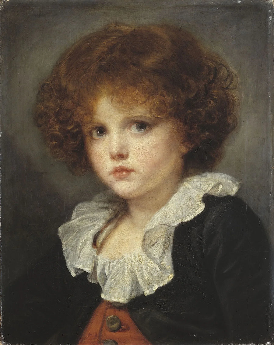 Petit Garçon au gilet rouge - Jean-Baptiste Greuze