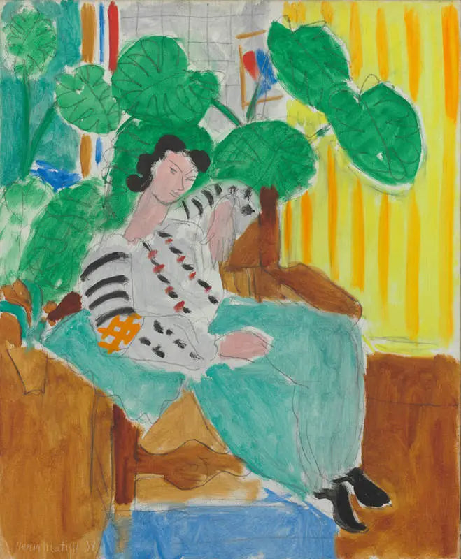 Petite Blouse roumaine au feuillage - Henri Matisse