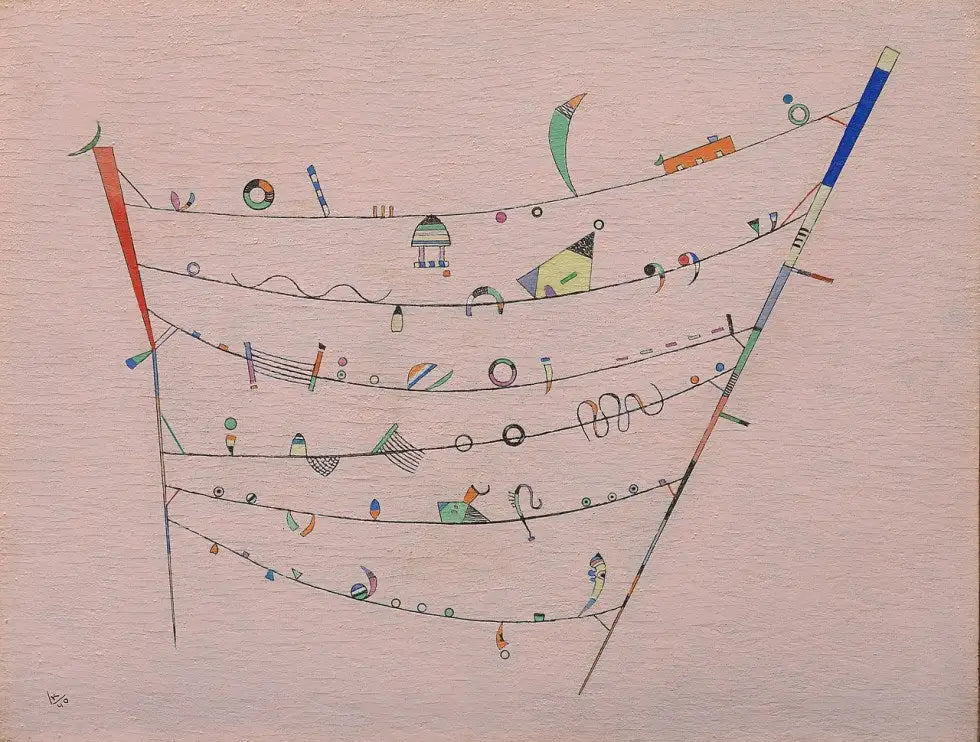 Petits accents - Vassily Kandinsky image 1 reproduction d’œuvre d’art à l’huile