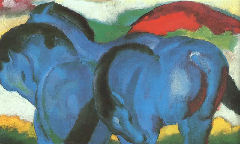 Petits chevaux bleus - Franz Marc