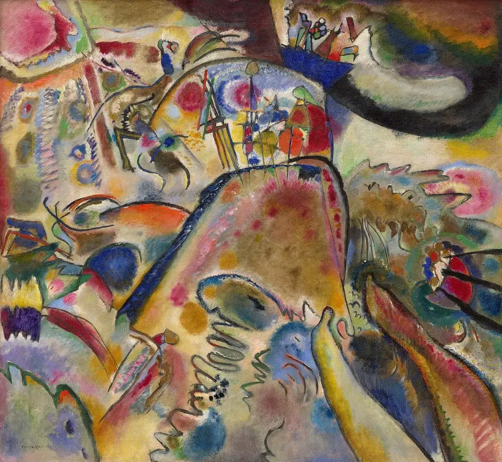 Petits plaisirs - Vassily Kandinsky image 1 copie peinte à la main à l’huile