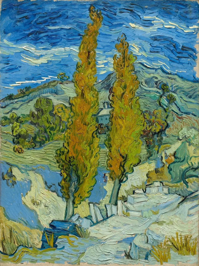 Peupliers à Saint-Rémy - Vincent van Gogh