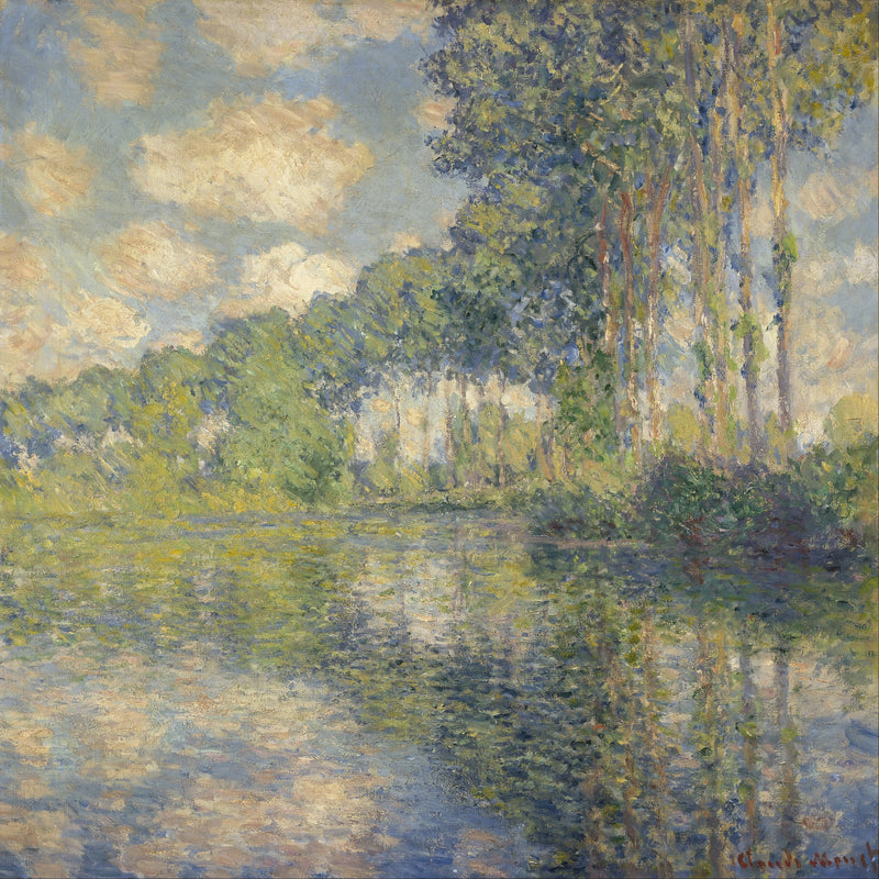 Peupliers sur les bords de l’Epte W1310 – Claude Monet