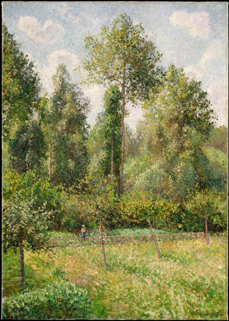 Peupliers, Éragny - Camille Pissarro
