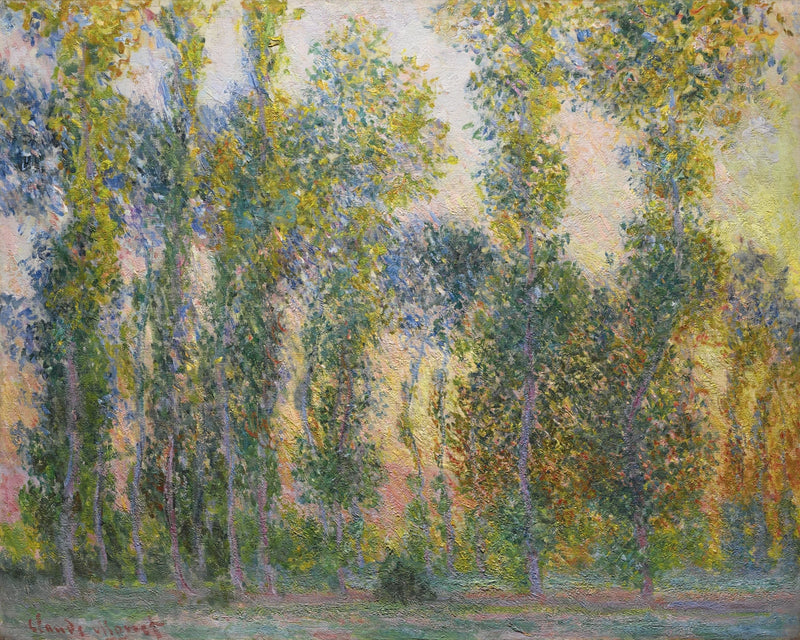 Peupliers à Giverny W1156 – Claude Monet
