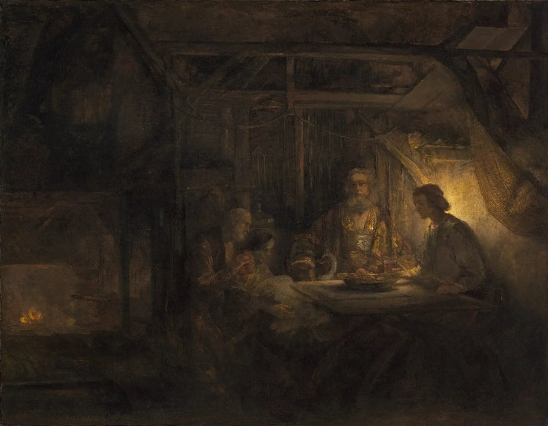 Philémon et Baucis - Rembrandt