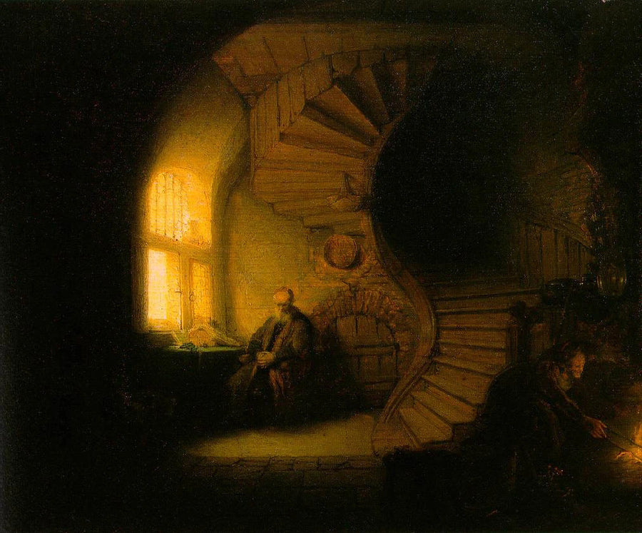 Le Philosophe en contemplation – Rembrandt, 1632