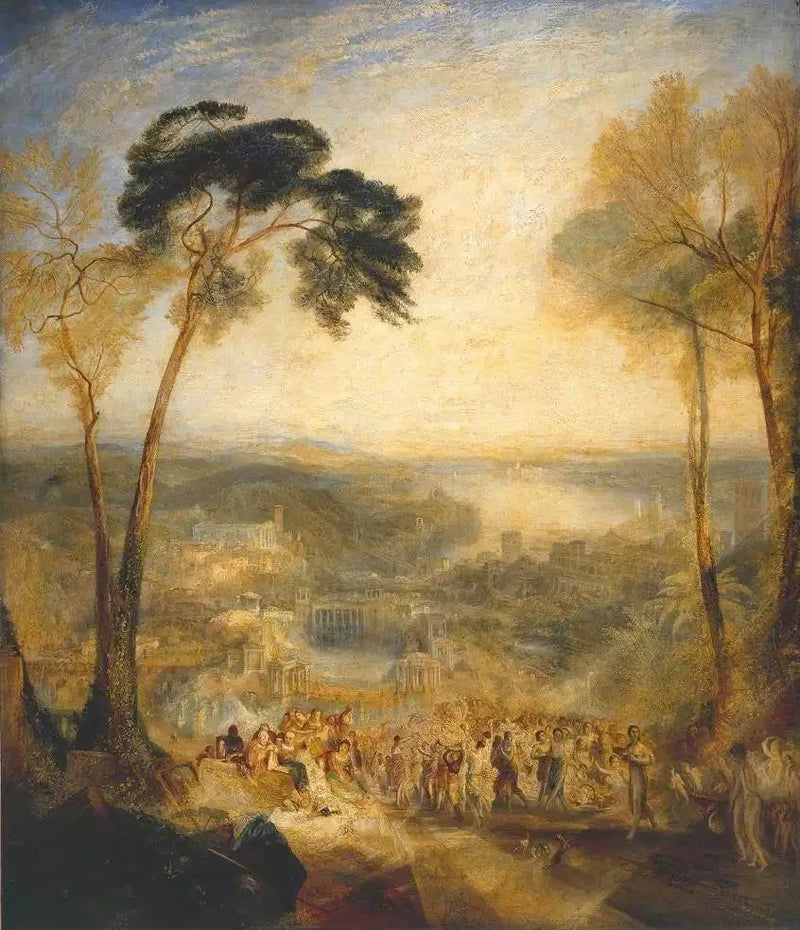 Phryne Going to the Public Baths as Venus: Demosthenes Taunted by Aeschines - J. M. W. Turner