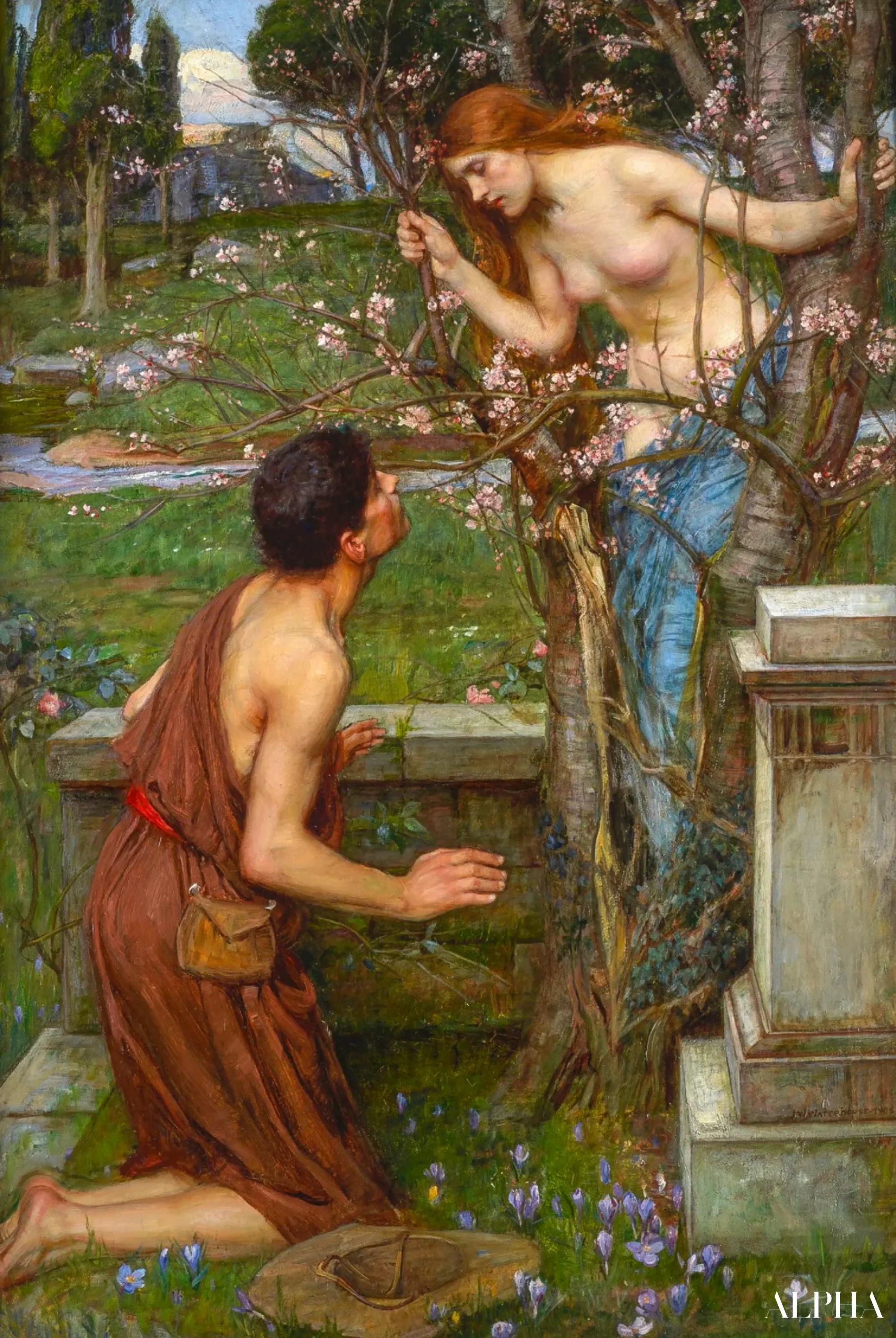 Reproduction du tableau « Phyllis et Démophoon - John William Waterhouse » par Alpha Reproduction en peinture à l’huile