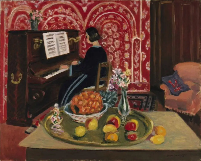 Pianiste à la nature morte - Henri Matisse