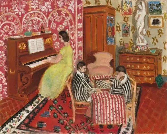 Pianiste et Joueurs de dames - Henri Matisse