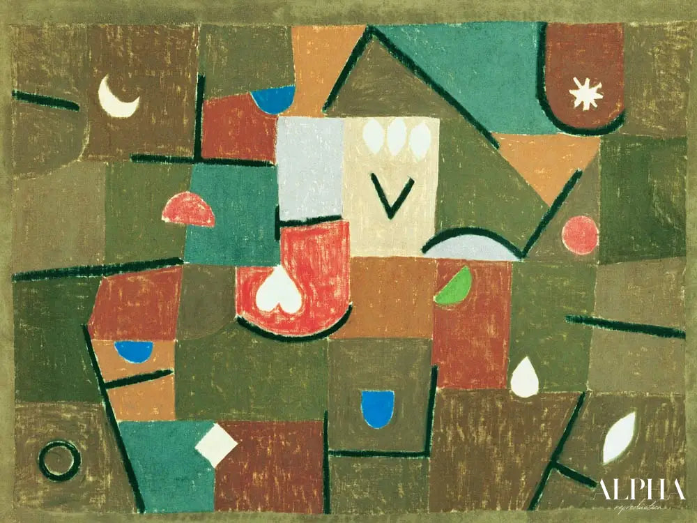 Pierres précieuses - Paul klee - Reproductions de tableaux et peintures haut de gamme