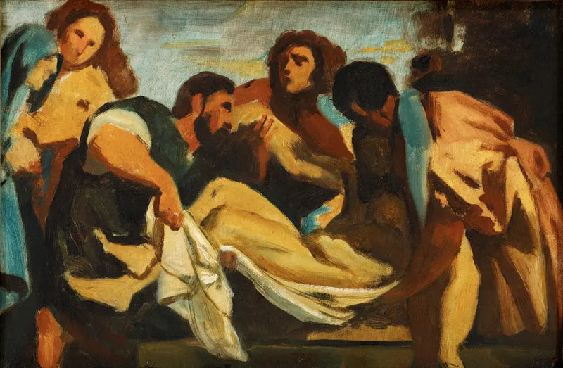 Pietà, d'après Titien - Paul Cézanne