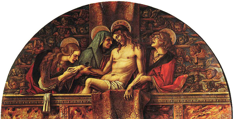 Pietà de Pala di San Pietro di Muralto - Carlo Crivelli