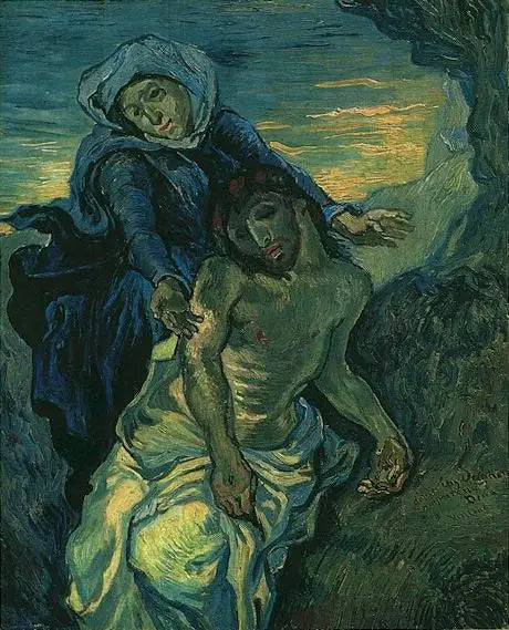 Piété - Vincent van Gogh image 1 reproduction artisanale de tableau