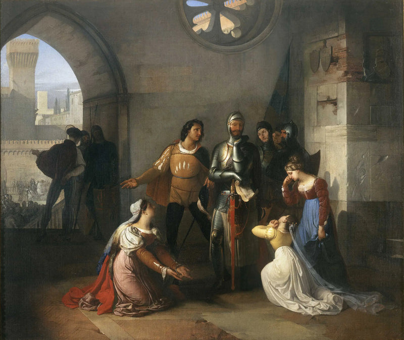 Pietro Rossi prisonnier des Scaligeri - Francesco Hayez