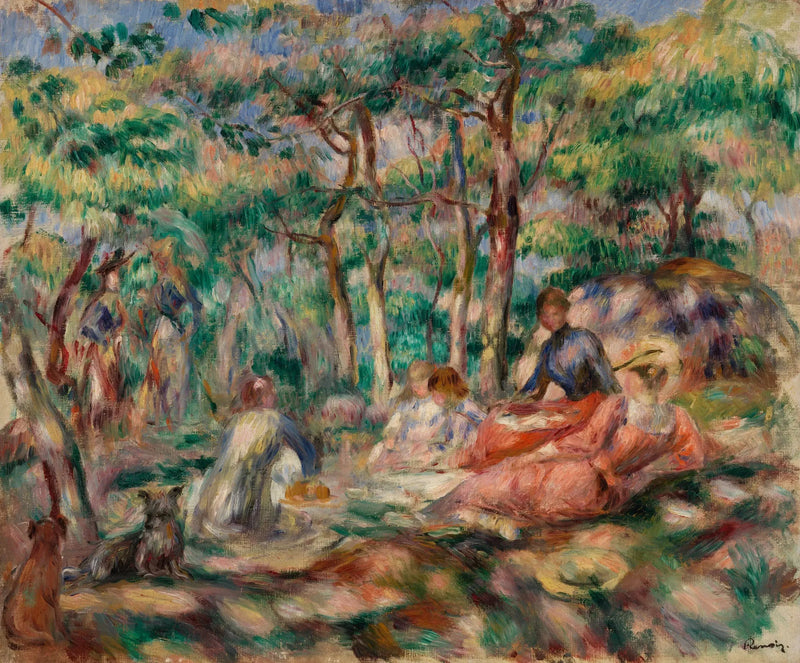 Pique-nique (Le Déjeuner sur l'herbe) - Pierre-Auguste Renoir