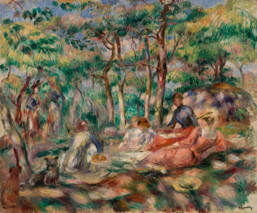Pique-nique (Le Déjeuner sur l'herbe) - Pierre-Auguste Renoir