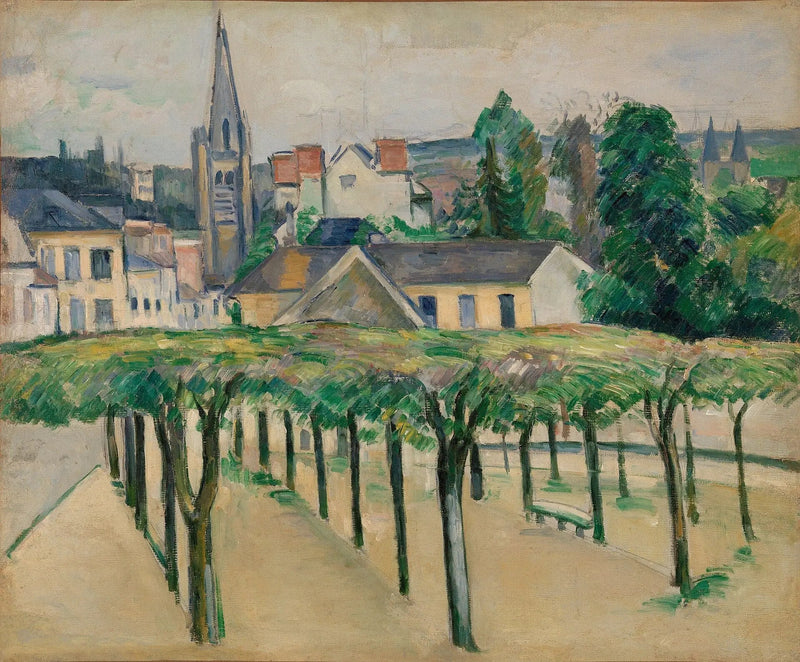 Place de village - Paul Cézanne