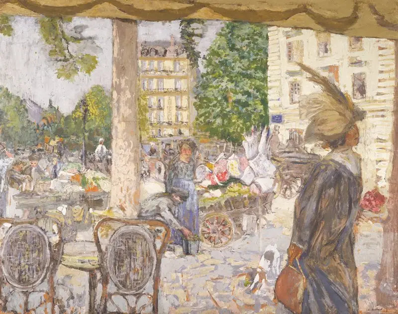 Place Saint-Augustin - Édouard Vuillard
