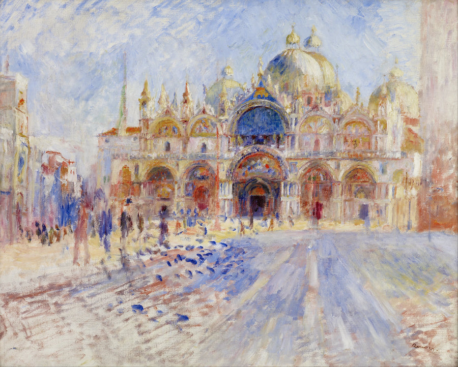 La Place Saint-Marc à Venise, 1881 – Pierre-Auguste Renoir