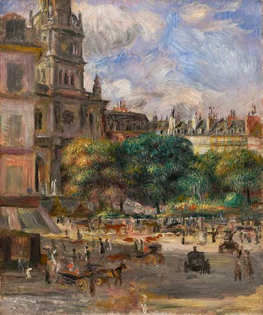 Place de la Trinité, Paris, vers 1875 – Pierre-Auguste Renoir