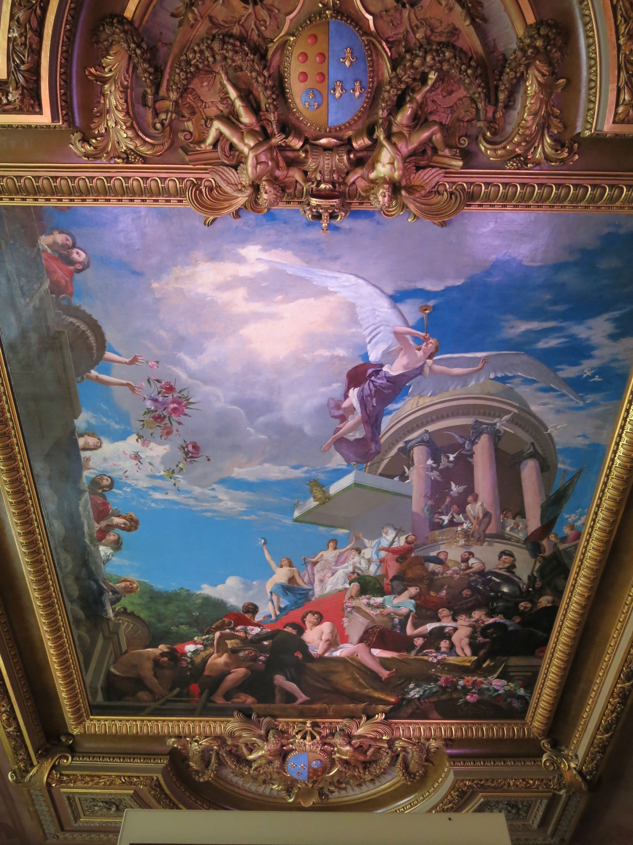 Plafond : Gloria Mariae Medicis - Carolus-Duran image 1 copie de tableau peinte à la main