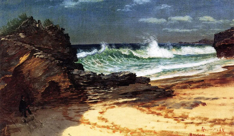 Plage de Nassau - Albert Bierstadt