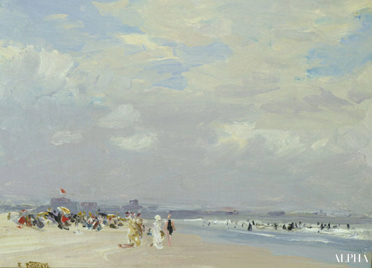 Rockaway Beach - Edward Henry Potthast - Reproductions de tableaux et peintures haut de gamme