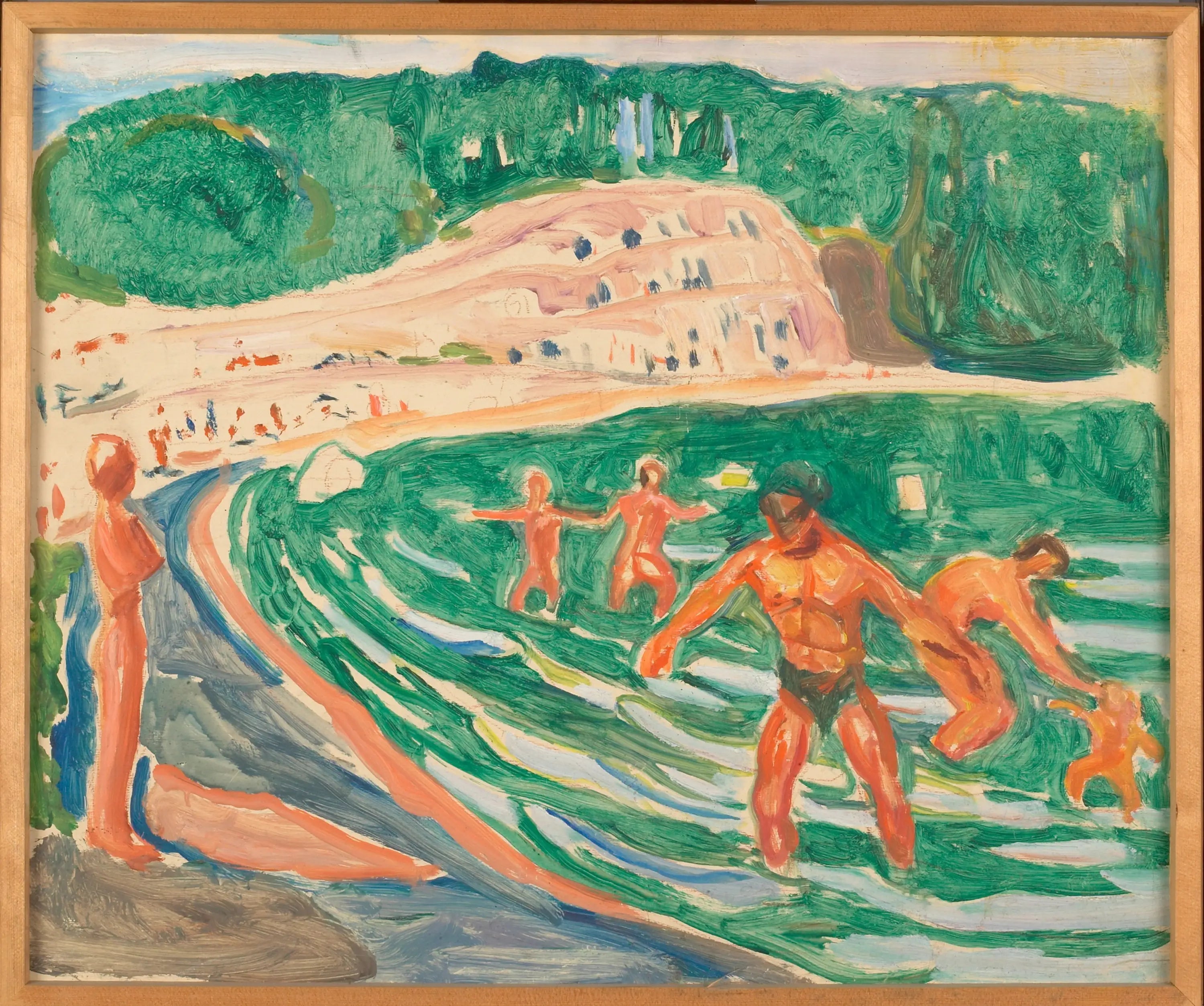Reproduction du tableau « Plage - Edvard Munch » par Alpha Reproduction en peinture à l’huile