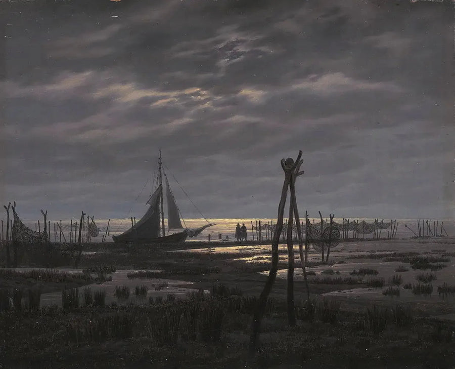 Plage marécageuse - Caspar David Friedrich