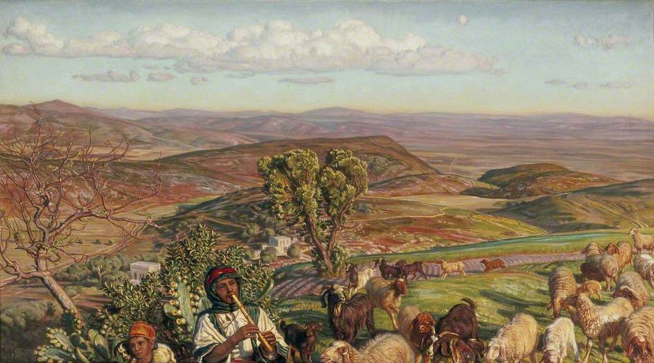 Plaine d'Esdraelon vue des hauteurs au-dessus de Nazareth - William Holman Hunt