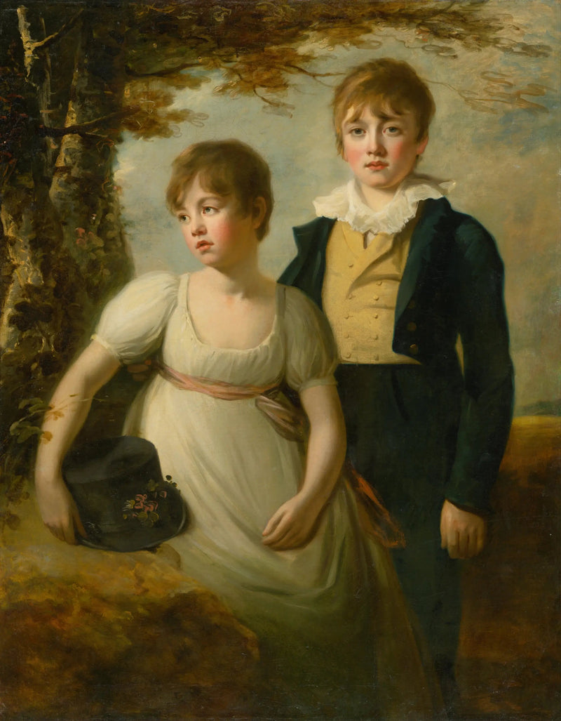 Podobizeň dievčaťa a chlapca - Henry Raeburn
