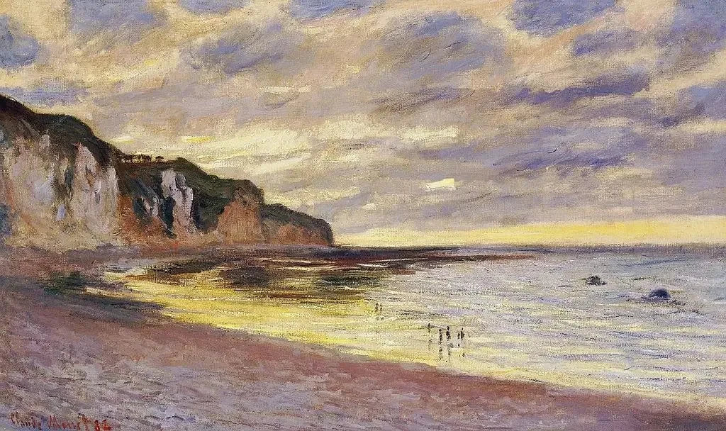 Pointe de l’Ailly, marée basse W778 – Claude Monet
