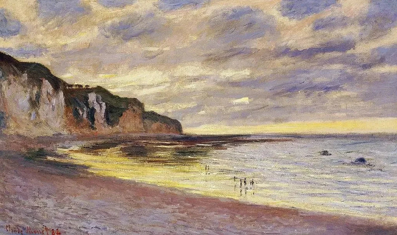 Pointe de l’Ailly, marée basse W778 – Claude Monet