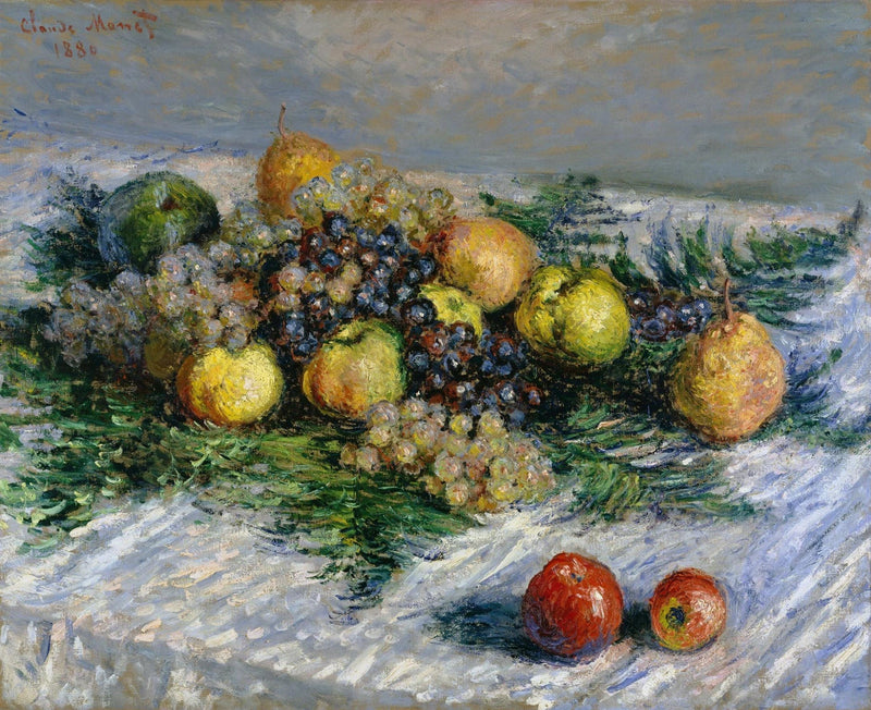 Poires et raisins W631 – Claude Monet