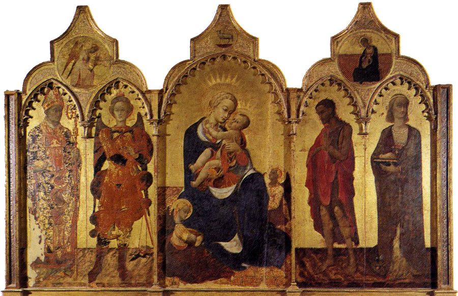 Polyptyque de San Domenico de Cortone - Stefano di Giovanni (Sassetta)