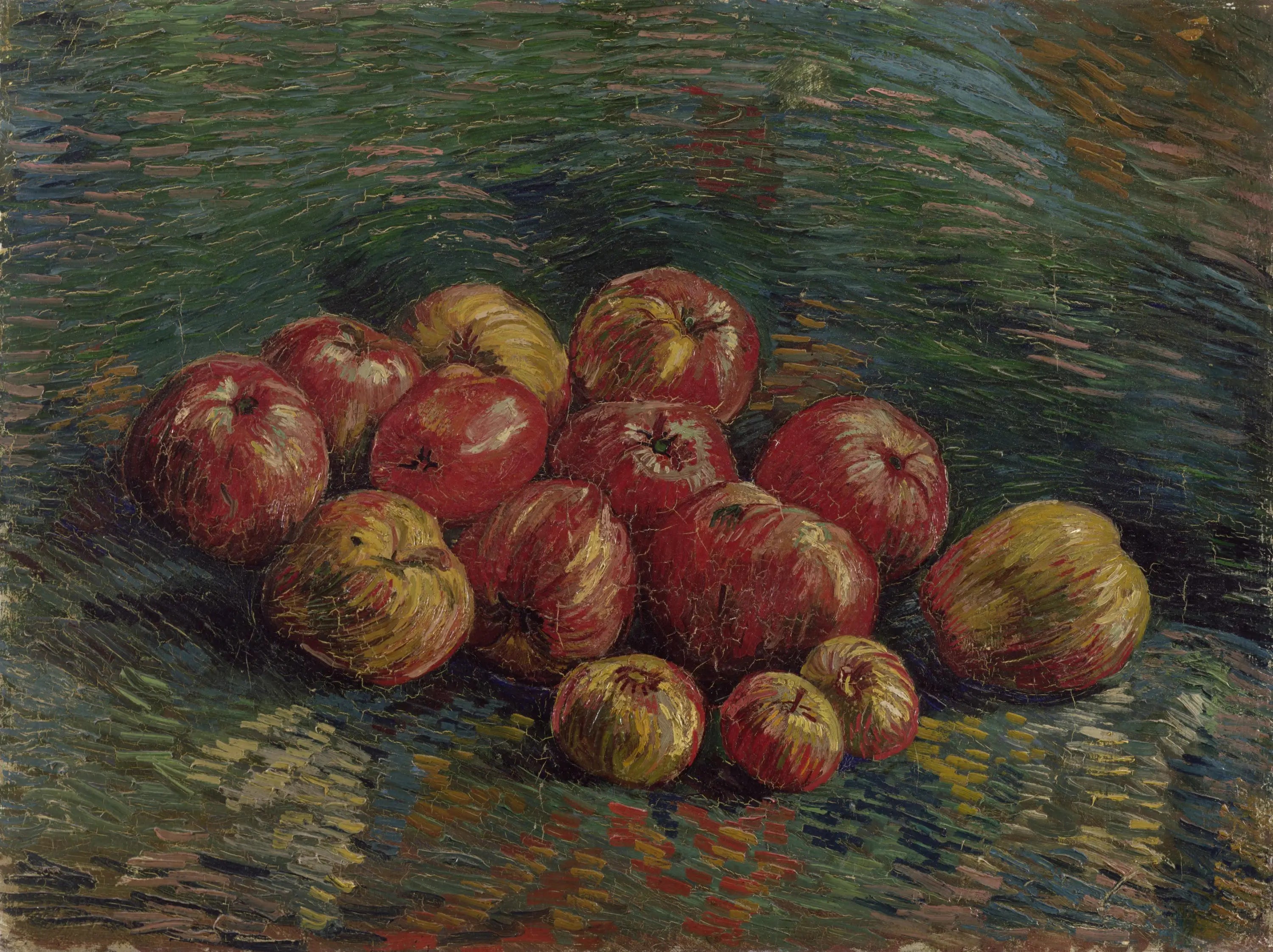 Pommes - Vincent van Gogh image 1 copie peinte à la main à l’huile