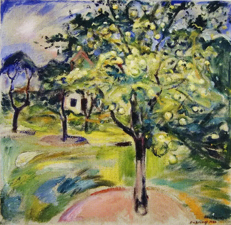 Pommier dans le jardin à Ekely - Edvard Munch
