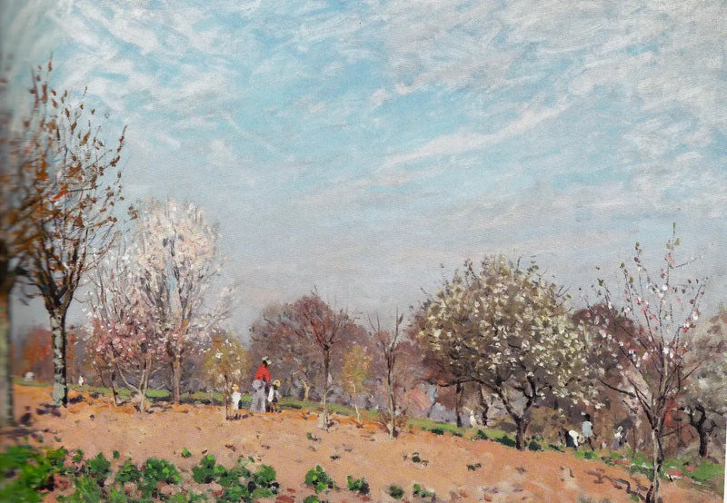 Pommiers en fleur à Louveciennes - Alfred Sisley