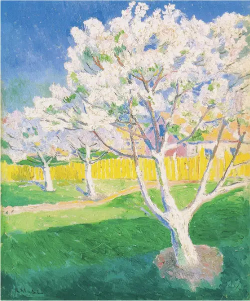 Pommiers en fleurs - Kazimir Malevich