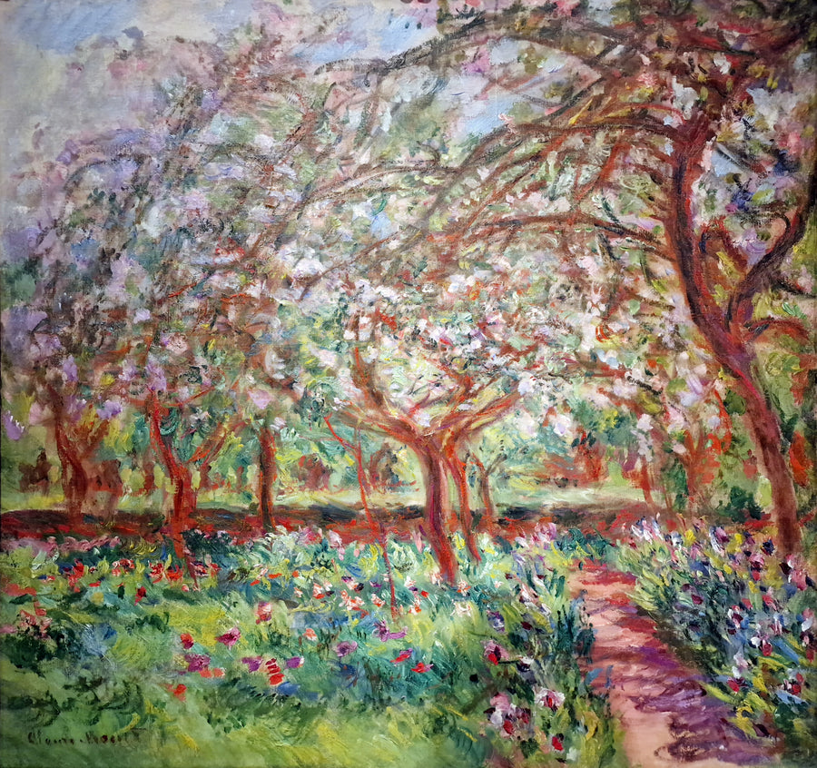 Pommiers en fleurs à Giverny W1621 – Claude Monet
